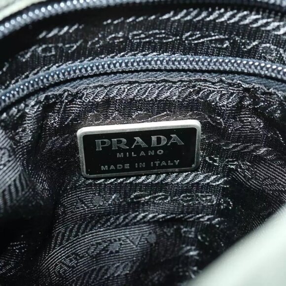 PRADA Shoulder Bag Nylon Khaki Auth - Picture 4 of 16